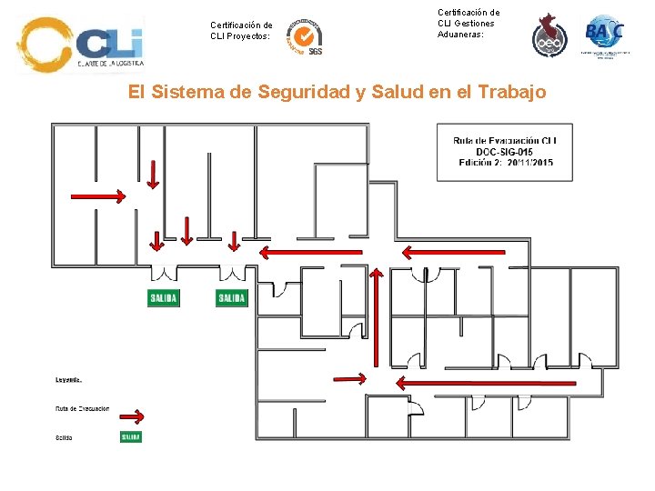 Certificación de CLI Proyectos: Certificación de CLI Gestiones Aduaneras: El Sistema de Seguridad y