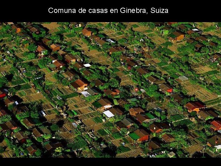 Comuna de casas en Ginebra, Suiza Comuna de casas en Ginebra, Suiza