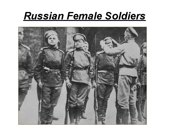 Russian Female Soldiers 