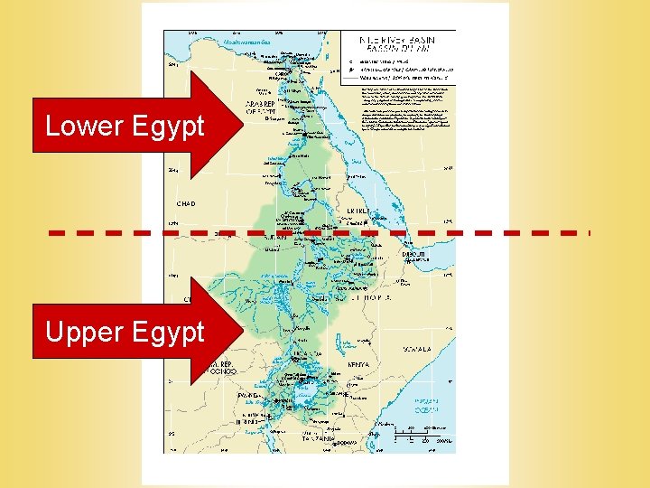 Lower Egypt Upper Egypt 