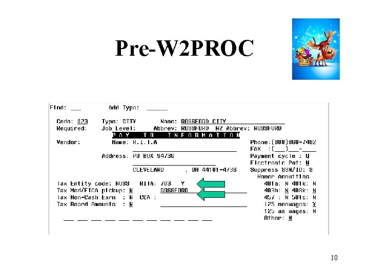 Pre-W 2 PROC 10 