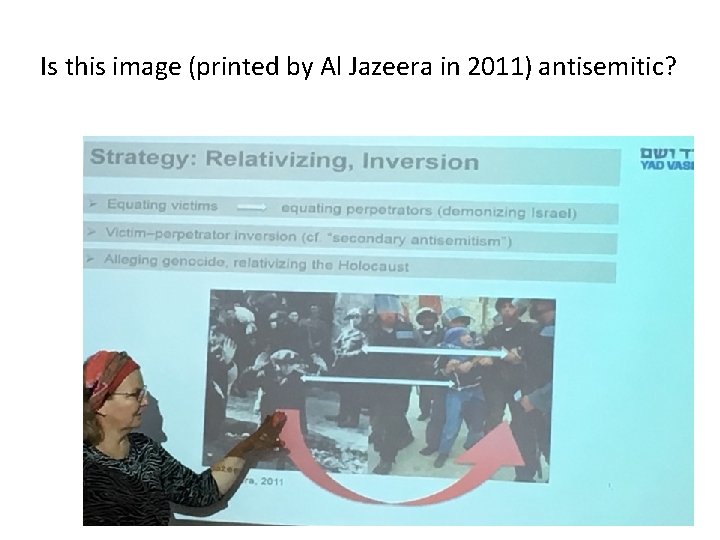 Is this image (printed by Al Jazeera in 2011) antisemitic? 