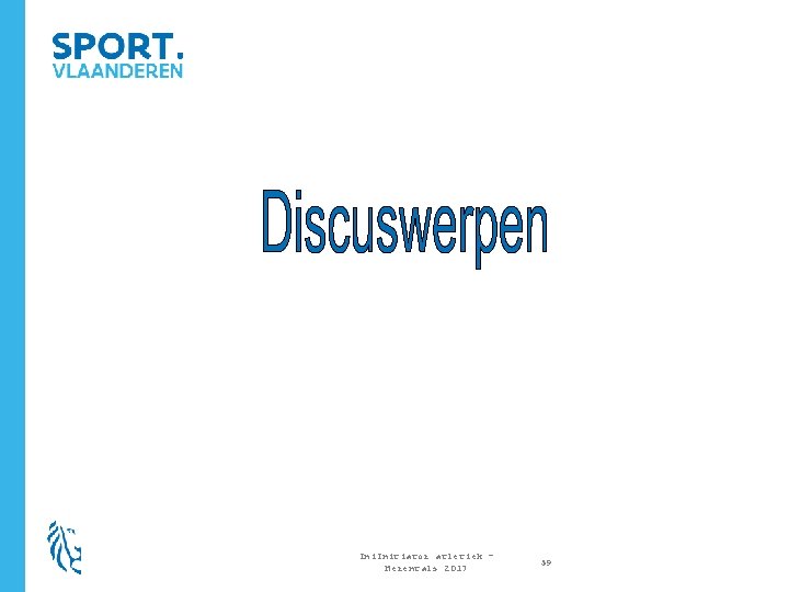 Ini. Initiator atletiek – Herentals 2017 59 