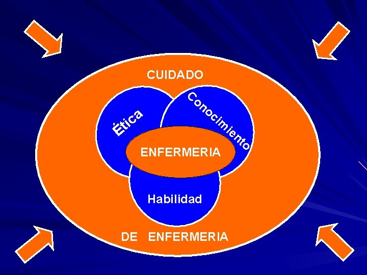 ca i t É CUIDADO Co no ci m ie ENFERMERIA Habilidad DE ENFERMERIA