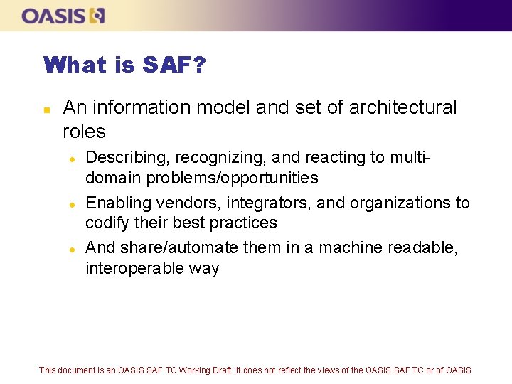Saf Matrix Symptoms Automation Framework SAF for Cloud Business Alignment