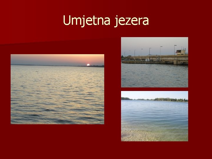 Umjetna jezera 