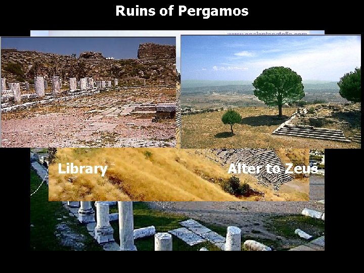 Ruins of Pergamos Library Alter to Zeus 