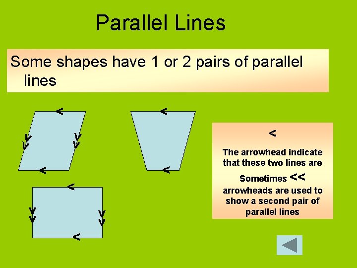 Parallel Shapes For Example 2 D Shapes Vocabulary Lets see how many