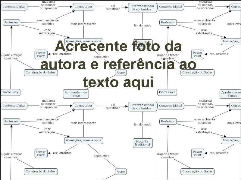 Acrecente foto da autora e referência ao texto aqui 