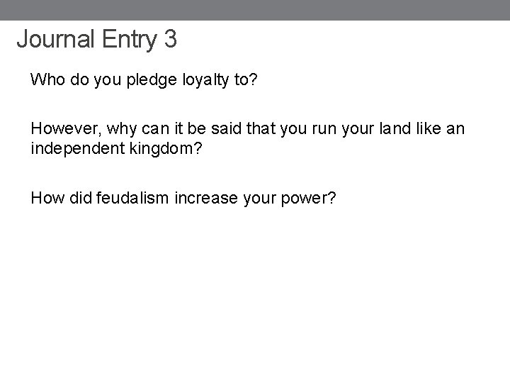 Journal Entry 3 Who do you pledge loyalty to? However, why can it be