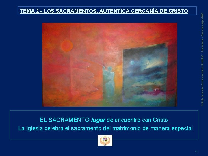 “Paisaje de un Alma frente a un Destino Probable” - Julio Arévalo – Oleo “Paisaje de un Alma frente a un Destino Probable” - Julio Arévalo – Oleo