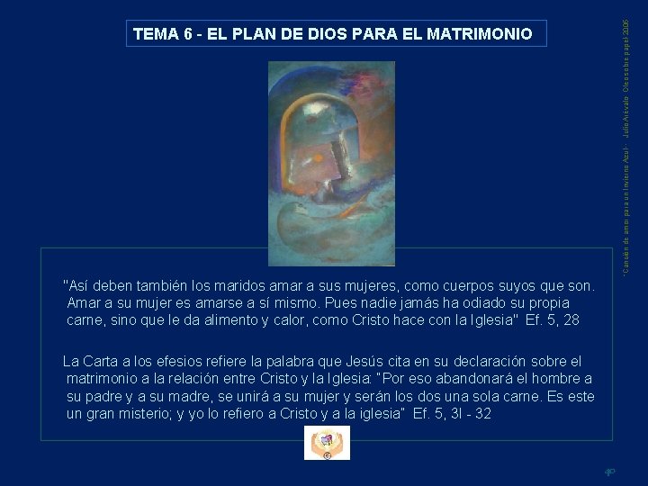 “Canción de amor para un Invierno Azul· - Julio Arévalo- Oleo sobre papel-2005 TEMA “Canción de amor para un Invierno Azul· - Julio Arévalo- Oleo sobre papel-2005 TEMA