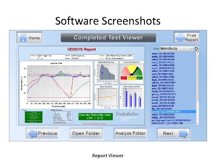 Software Screenshots Report Viewer 