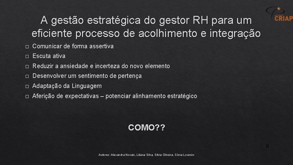 A gestão estratégica do gestor RH para um eficiente processo de acolhimento e integração