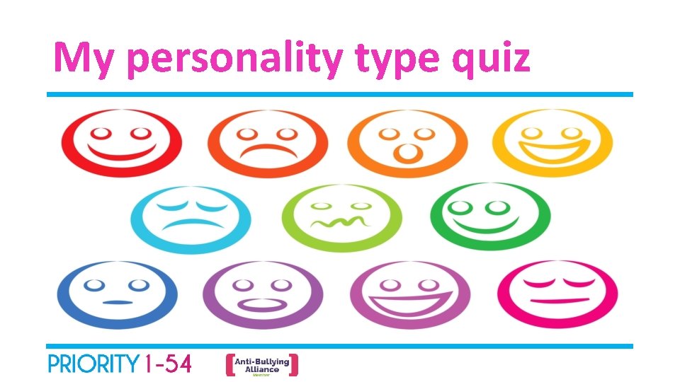 My personality type quiz 