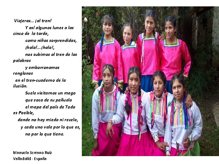  Viajeras… ¡al tren! Y así algunos lunes a las cinco de la tarde,