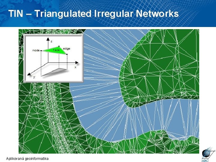 TIN – Triangulated Irregular Networks Aplikovaná geoinformatika 