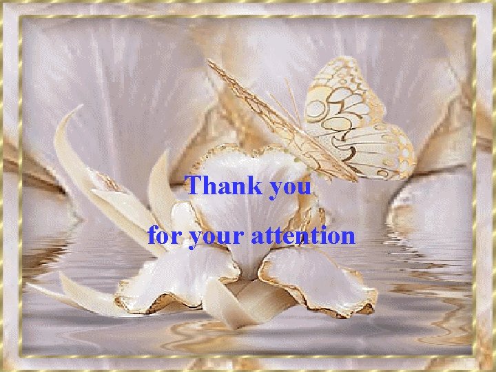 Thank you for your attention 