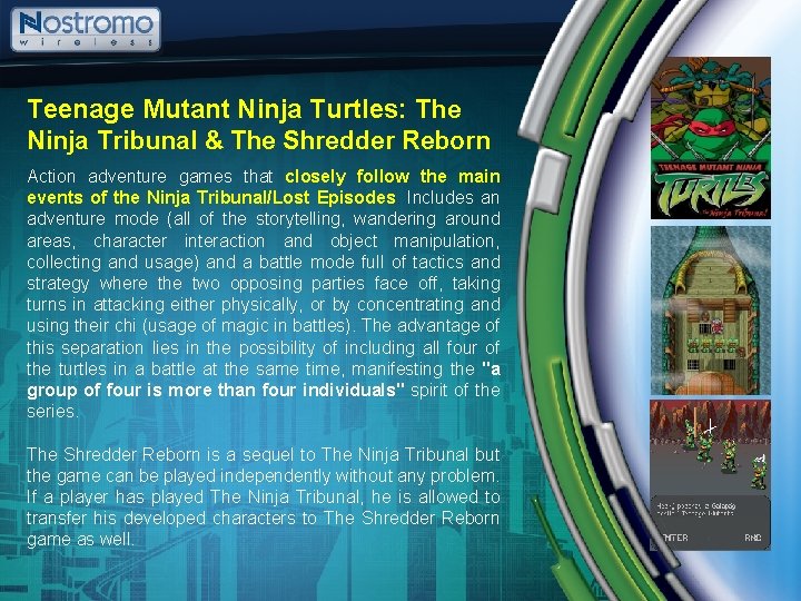Teenage Mutant Ninja Turtles: The Ninja Tribunal & The Shredder Reborn Action adventure games Teenage Mutant Ninja Turtles: The Ninja Tribunal & The Shredder Reborn Action adventure games