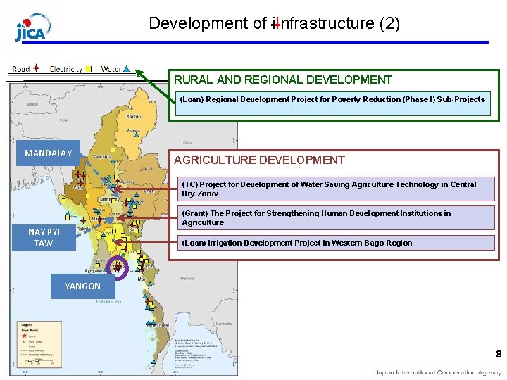 Development of i. Infrastructure (2) RURAL AND REGIONAL DEVELOPMENT (Loan) Regional Development Project for Development of i. Infrastructure (2) RURAL AND REGIONAL DEVELOPMENT (Loan) Regional Development Project for