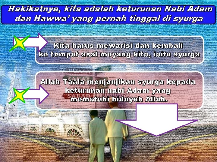 Hakikatnya, kita adalah keturunan Nabi Adam dan Hawwa’ yang pernah tinggal di syurga Kita