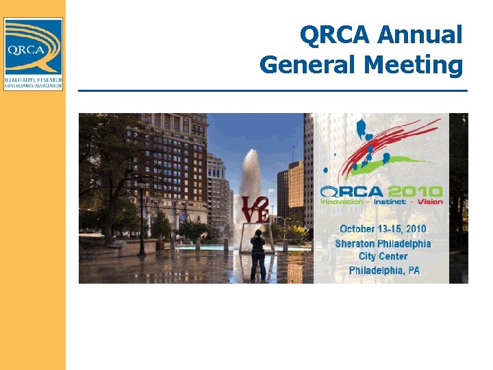 QRCA Annual General Meeting 