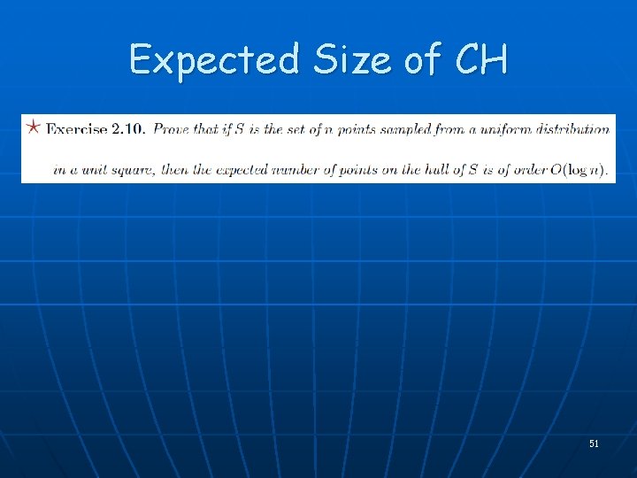 Expected Size of CH 51 