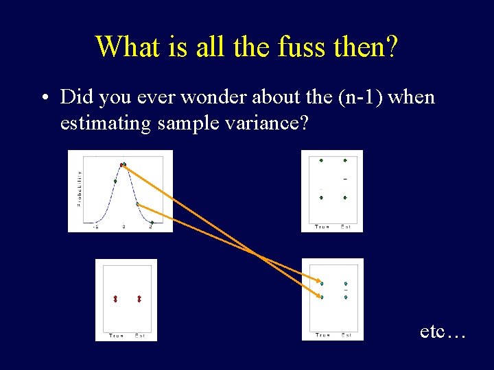 What is all the fuss then? • Did you ever wonder about the (n-1)