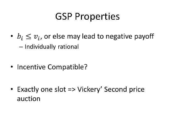 GSP Properties • 