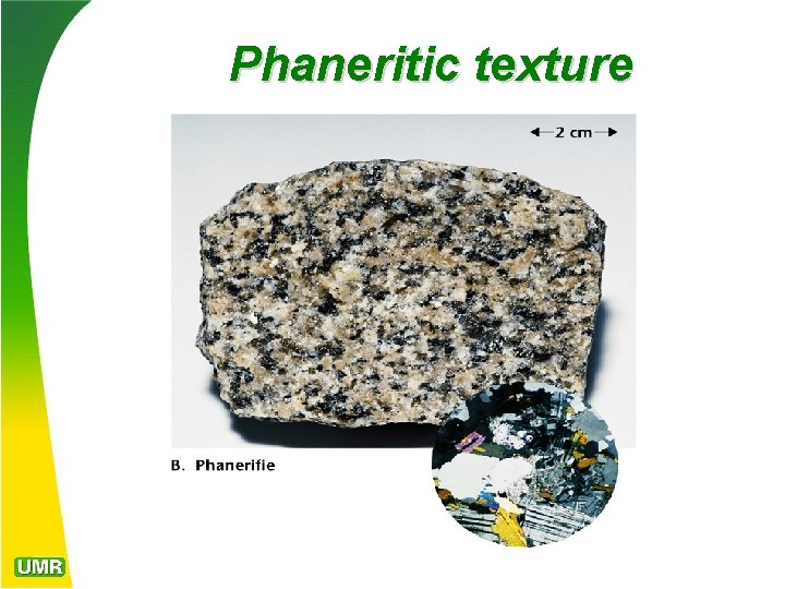 Phaneritic texture 