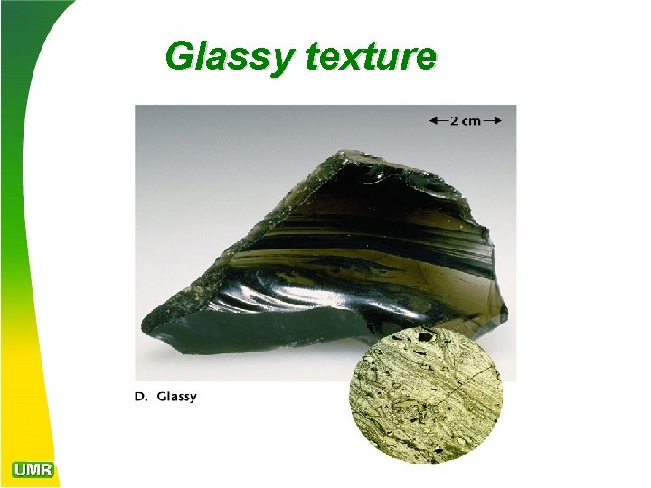 Glassy texture 