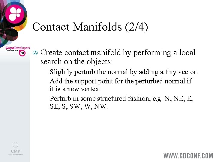 Contact Manifolds (2/4) > Create contact manifold by performing a local search on the