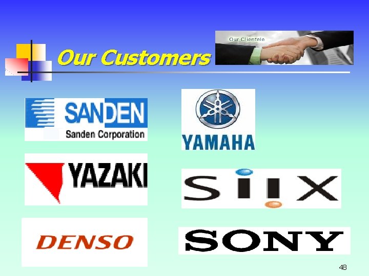 Our Customers 48 Our Customers 48