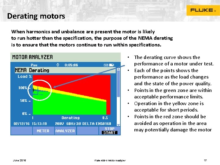 Derating motors When harmonics and unbalance are present the motor is likely to run
