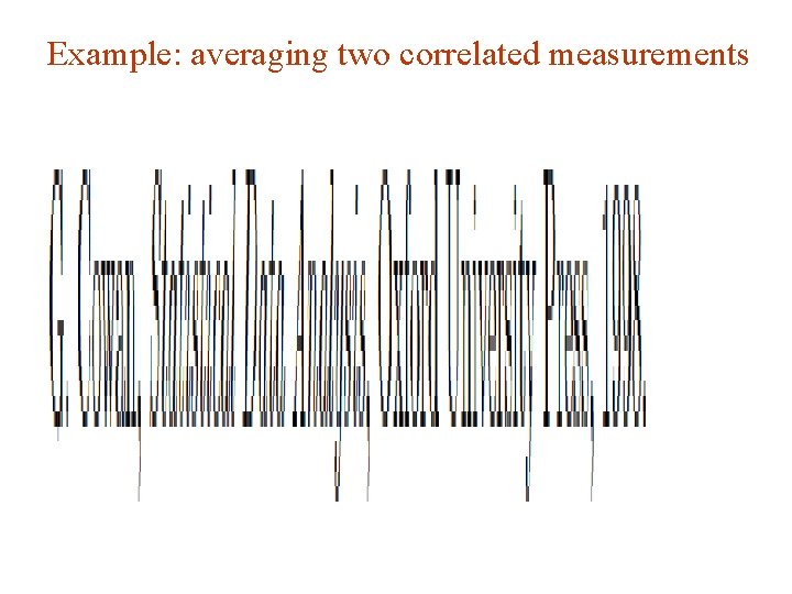 Example: averaging two correlated measurements G. Cowan Aachen 2014 / Statistics for Particle Physics,