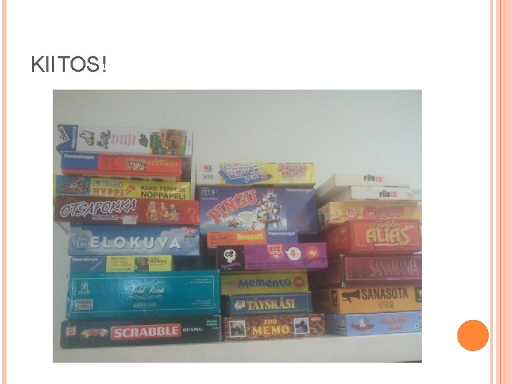 KIITOS! 