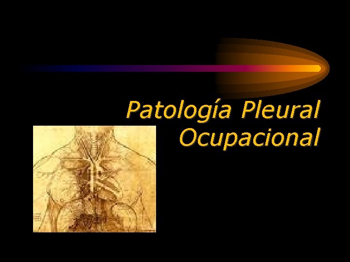 Patología Pleural Ocupacional 