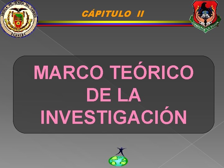 CÁPITULO II MARCO TEÓRICO DE LA INVESTIGACIÓN 