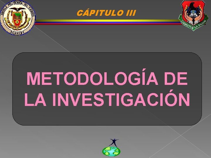 CÁPITULO III METODOLOGÍA DE LA INVESTIGACIÓN 