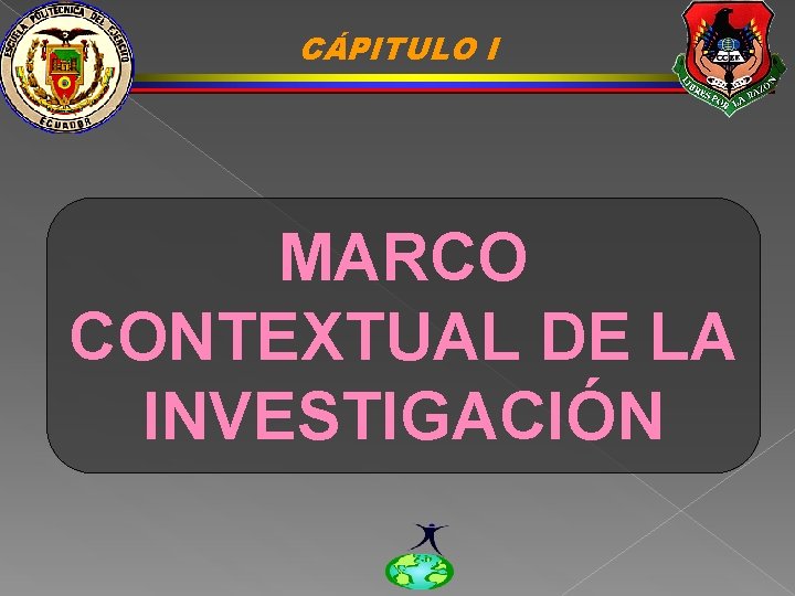 CÁPITULO I MARCO CONTEXTUAL DE LA INVESTIGACIÓN 