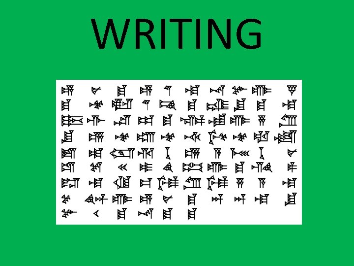 WRITING 