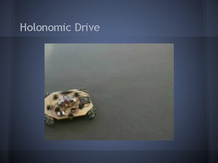 Holonomic Drive Holonomic Drive