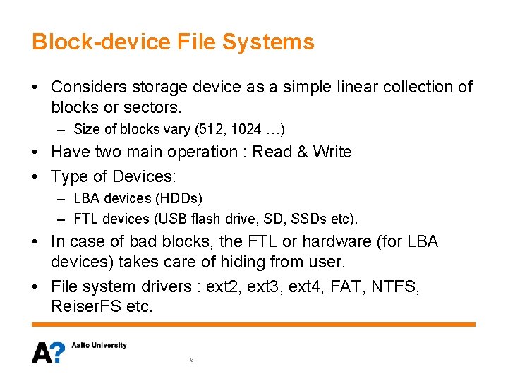 Seminar on Linuxbased embedded systems Root File system