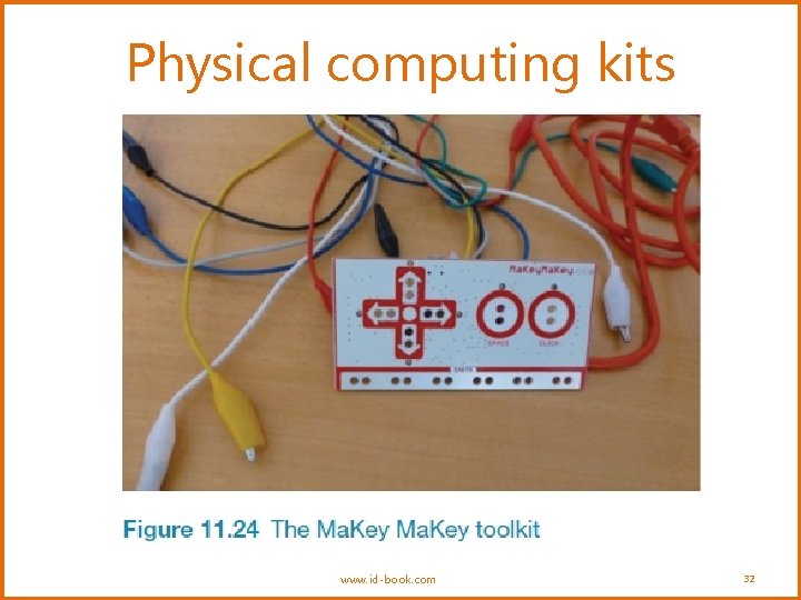 Physical computing kits www. id-book. com 32 Physical computing kits www. id-book. com 32