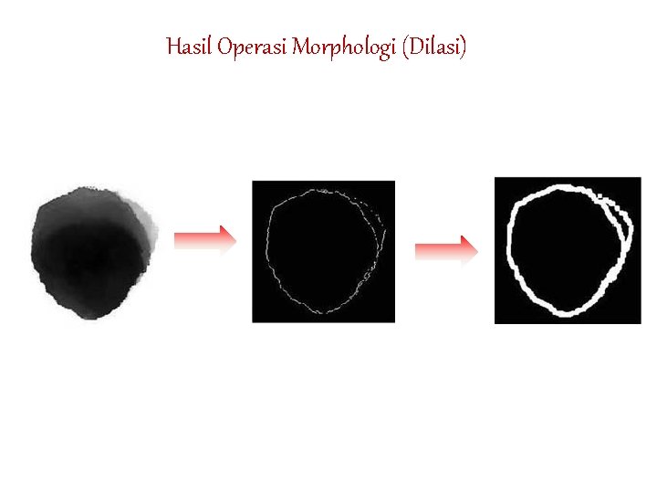 Hasil Operasi Morphologi (Dilasi) 