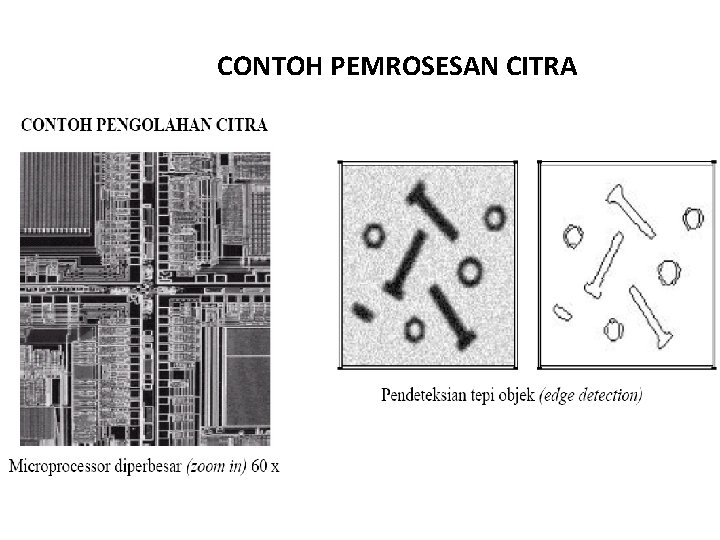 CONTOH PEMROSESAN CITRA 