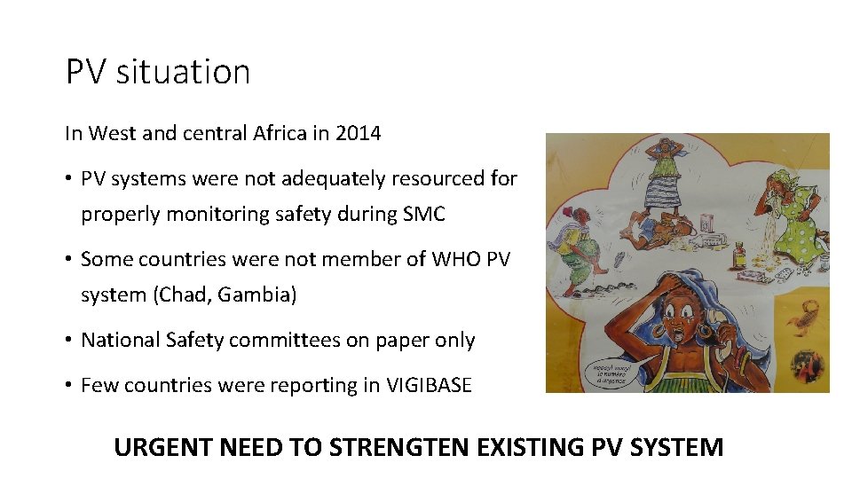 PV situation In West and central Africa in 2014 • PV systems were not