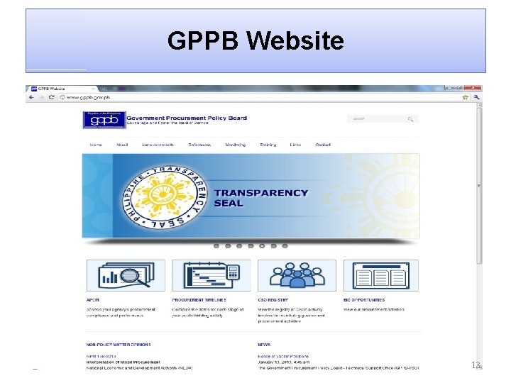 GPPB Website 13 