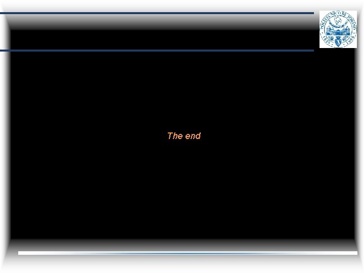 The end The end
