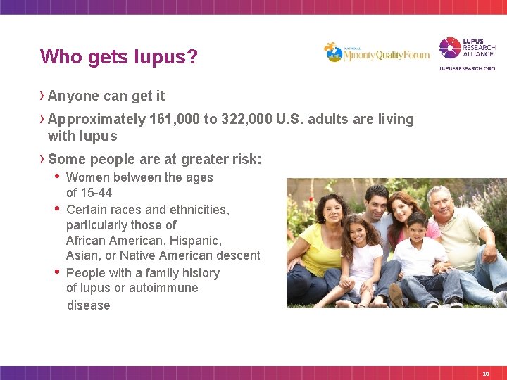 Who gets lupus? › Anyone can get it › Approximately 161, 000 to 322,